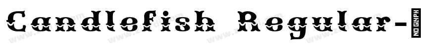Candlefish Regular字体转换